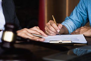 Divorce Agreement — Executive Hands Signing Contract in Victoria, TX Divorce Agreement — Executive Hands Signing Contract in Victoria, TX