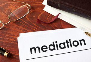 Mediation — Papers with Title Mediation on a Table in Victoria, TX Mediation — Papers with Title Mediation on a Table in Victoria, TX