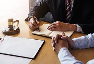 Estate Planning — Judge Consult with Client in Victoria, TX Estate Planning — Judge Consult with Client in Victoria, TX