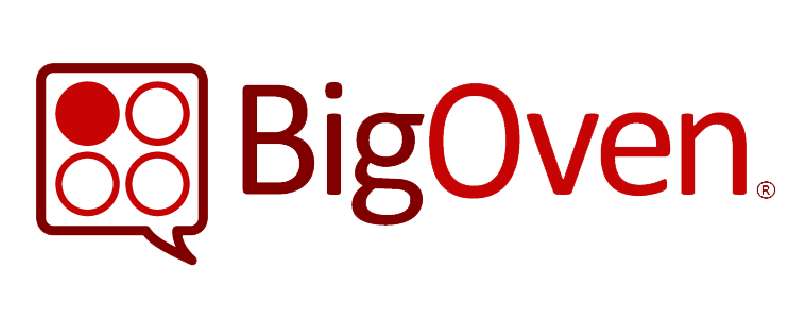 BigOven logo: red cooking surface graphic and text in red.