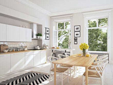 White themed kitchen