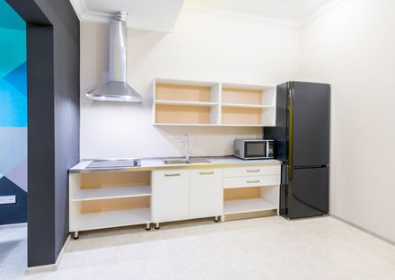 Simple kitchen style with drawers