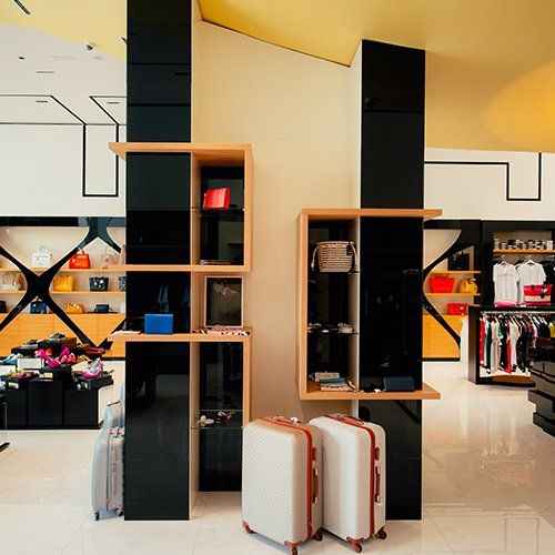 Suitcase and Drawers