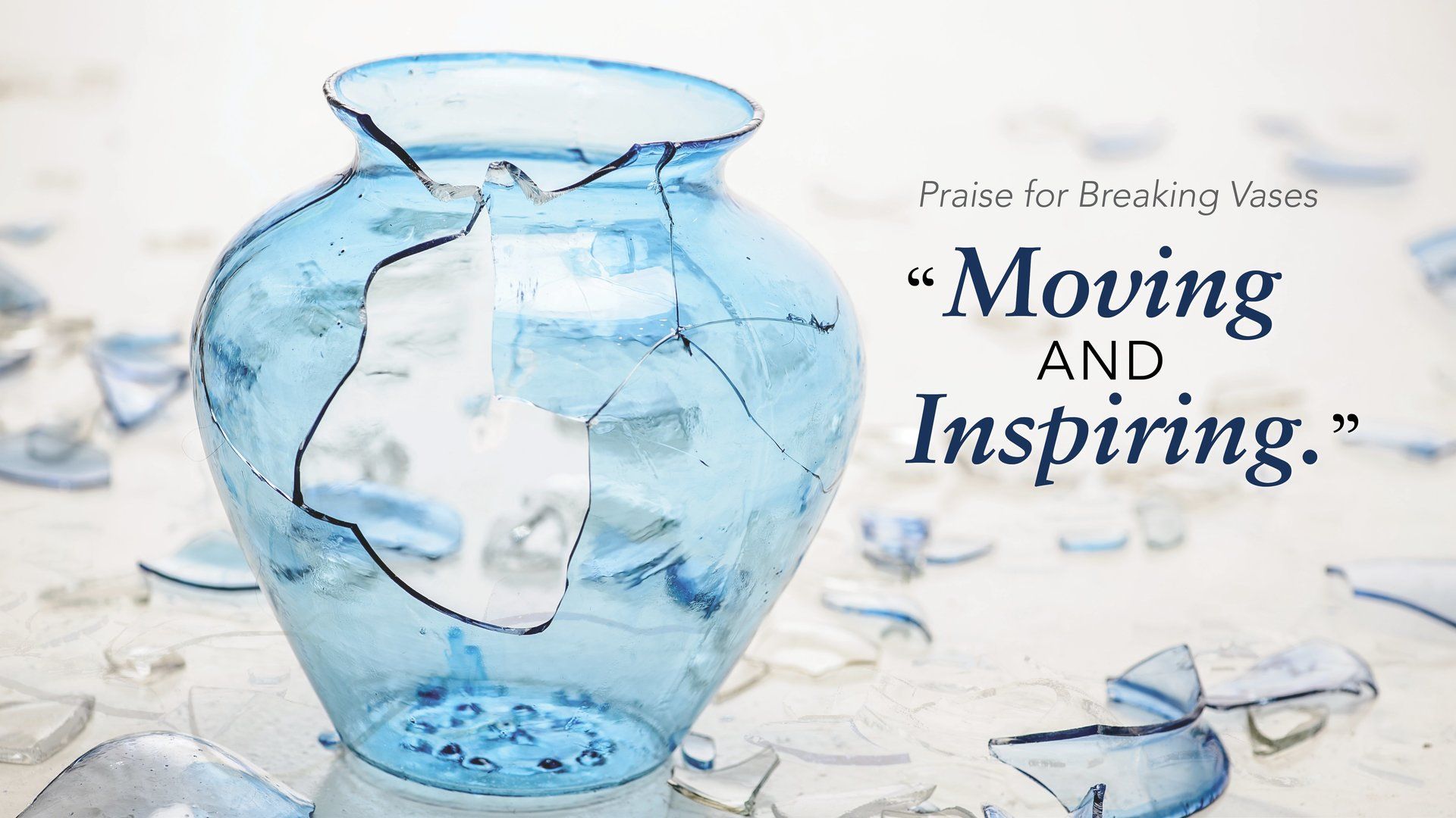 Quote highlighting Breaking Vases as a timeless inspirational memoir.