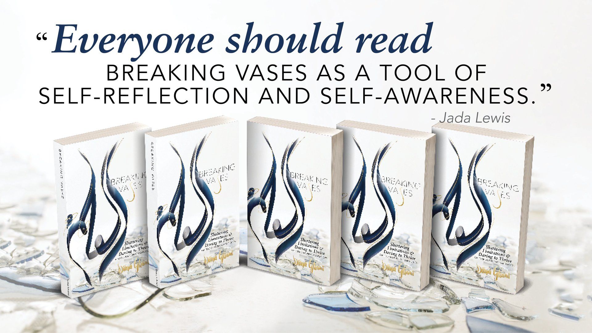 Quote from Jada Lewis recommending Breaking Vases for self-reflection and self-awareness