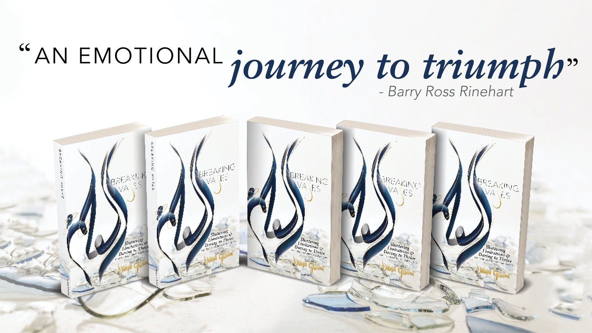 Quote calling Breaking Vases an emotional journey to triumph.