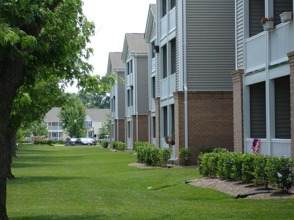 apartment buildings