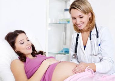 Obstetrics — Doctor Checking on Patient in Lima, OH Obstetrics — Doctor Checking on Patient in Lima, OH