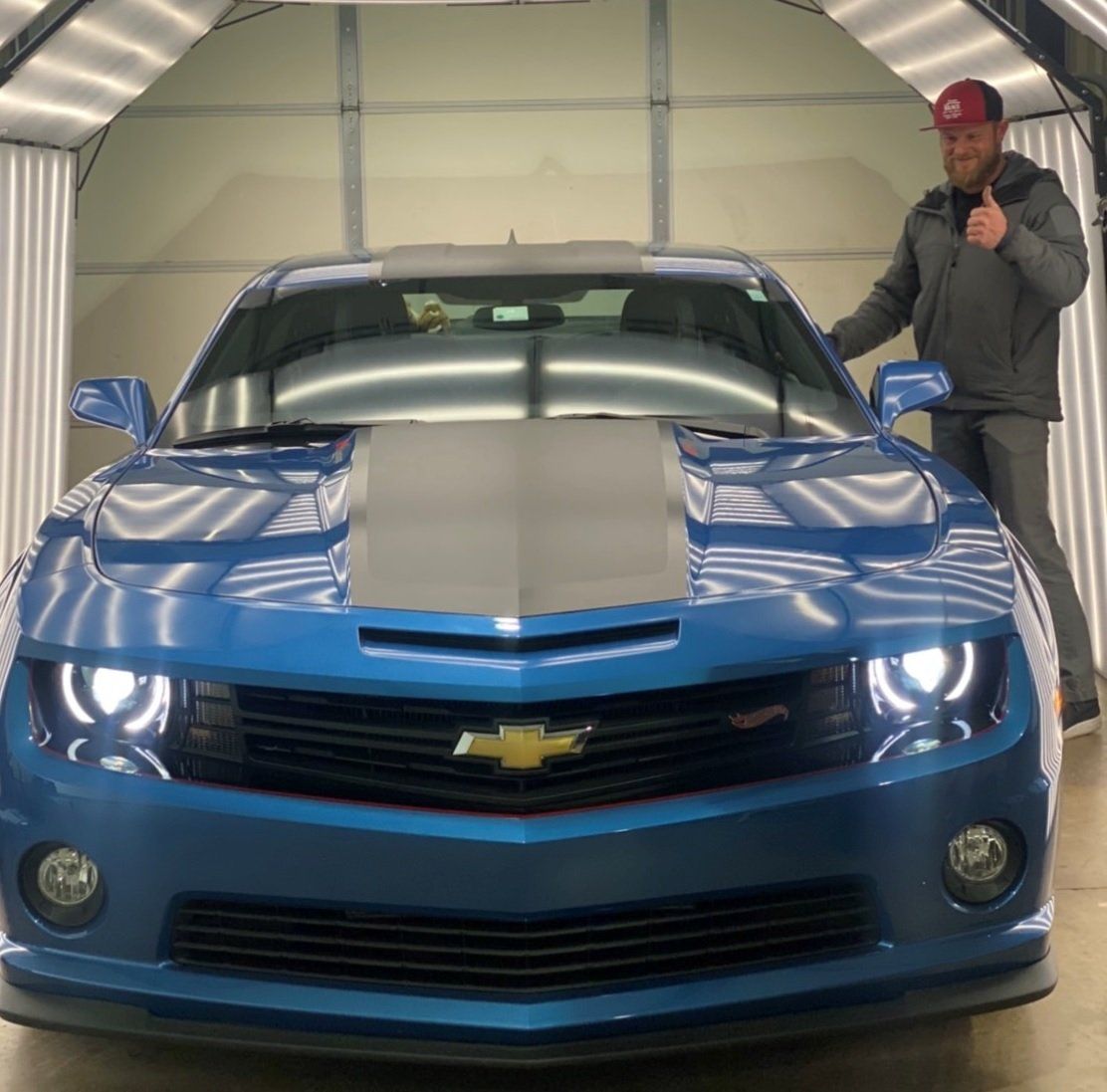 Blue Car — Edmond, OK — Auto Hail Logistics