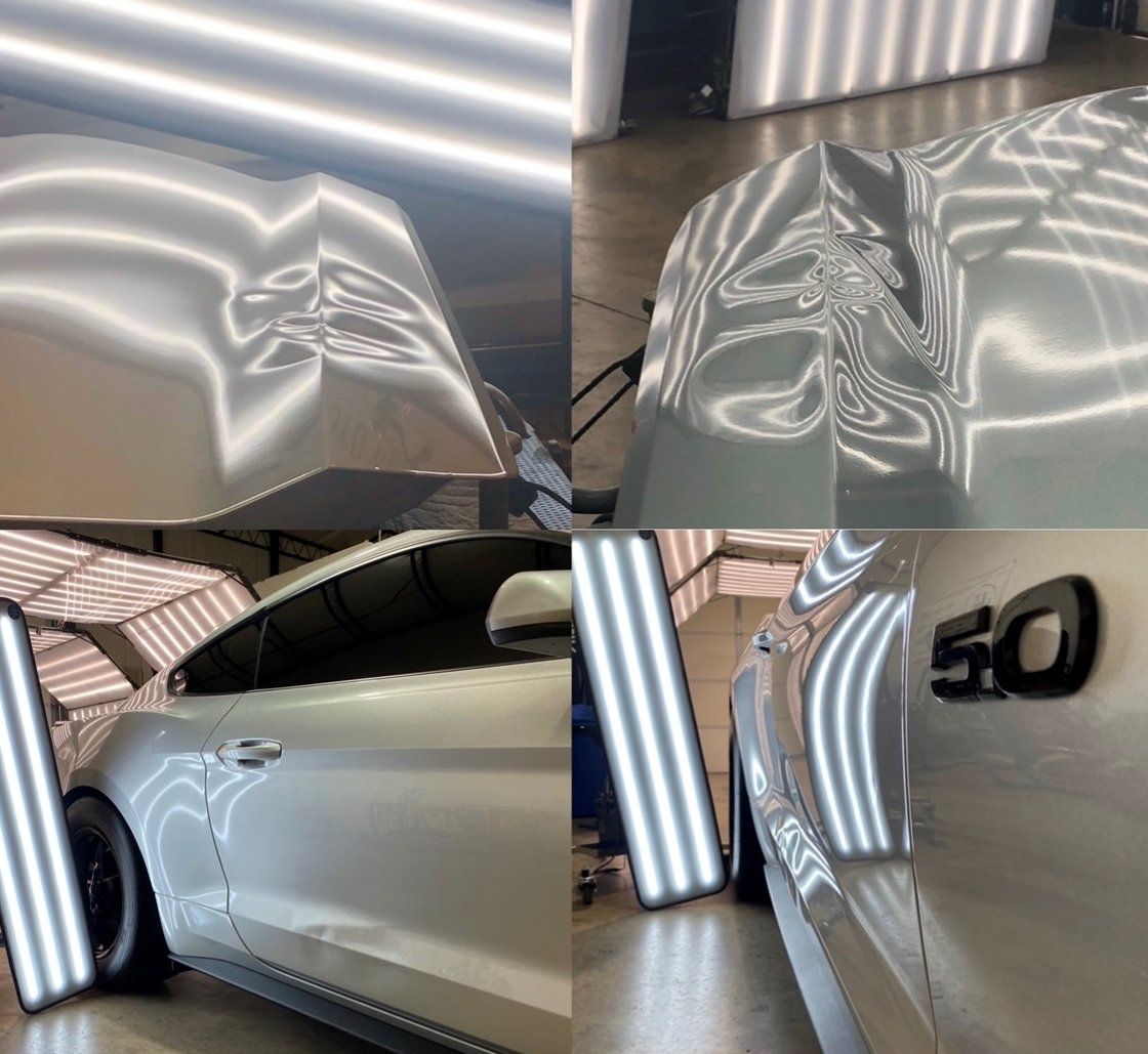 Close-up of Dents and Scratches — Edmond, OK — Auto Hail Logistics