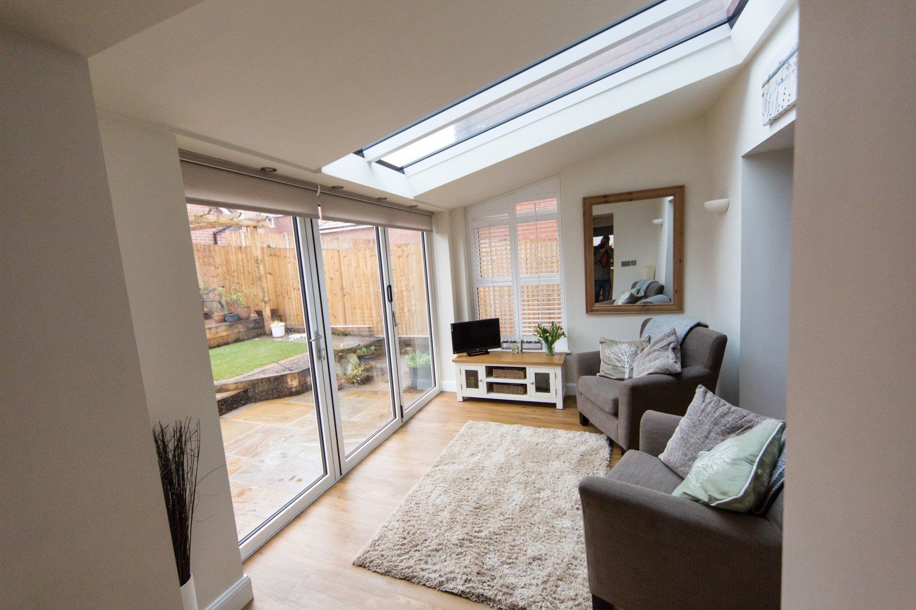 Solid Roof Conservatory with Solstice roof