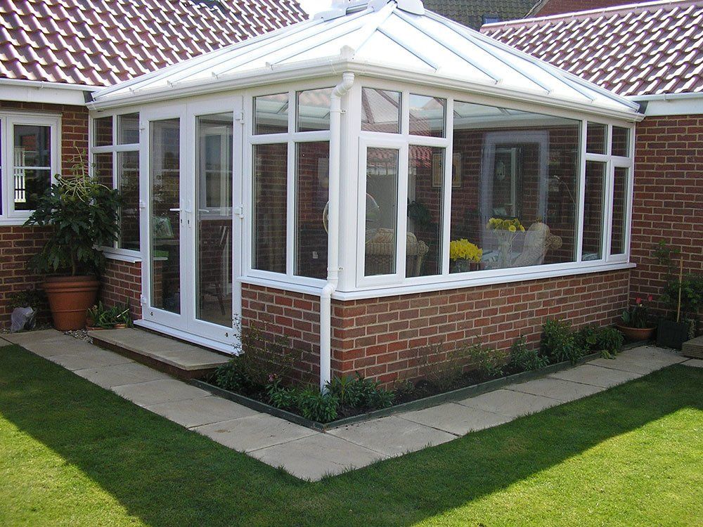 UPVC double-hipped Edwardian conservatory – Winterton-on-Sea, Great Yarmouth, Norfolk