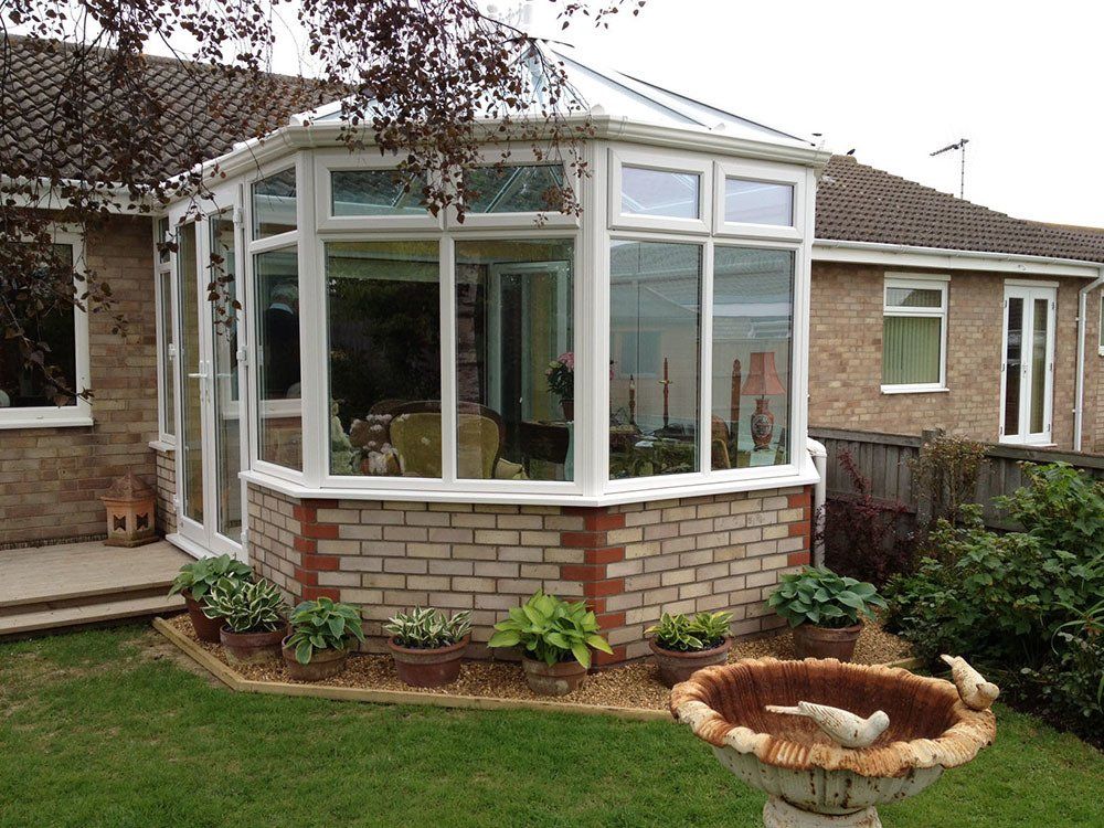 UPVC Victorian conservatory with dwarf wall – Beccles, Suffolk
