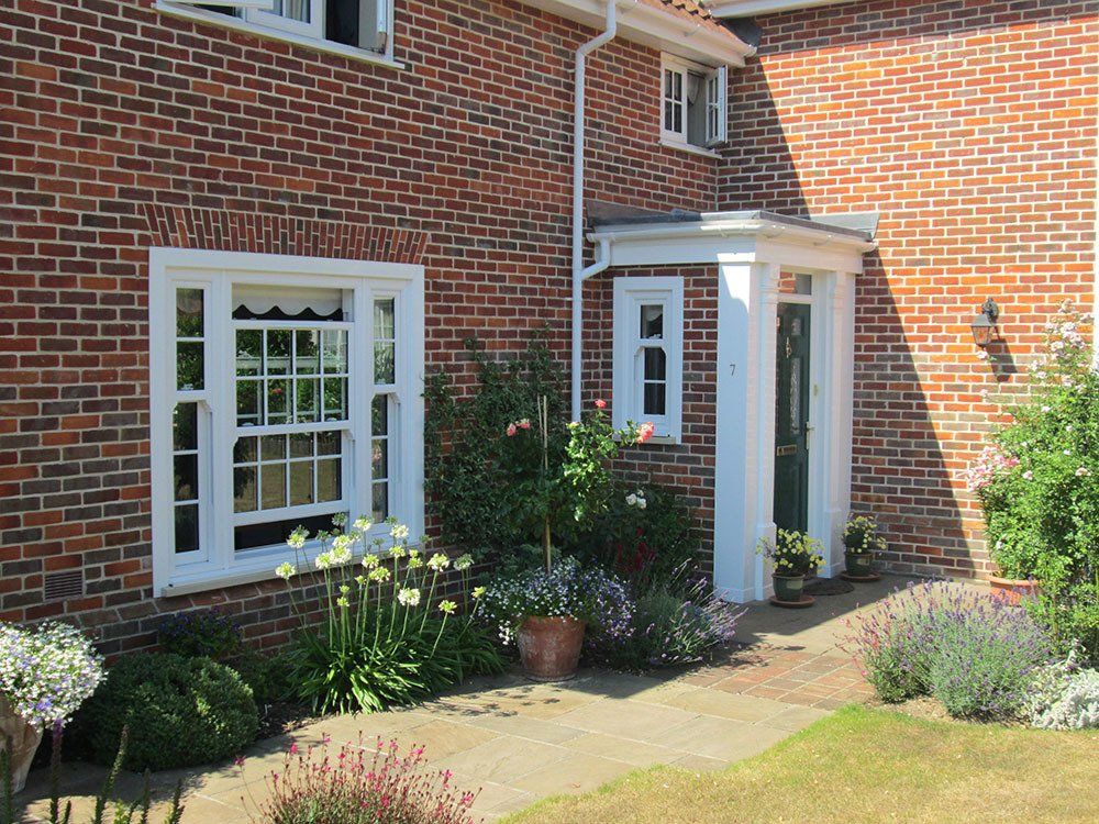Composite door and UPVC sliding sash windows – Halesworth, Suffolk