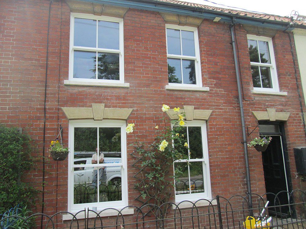 UPVC sliding sash windows – Holton, Halesworth