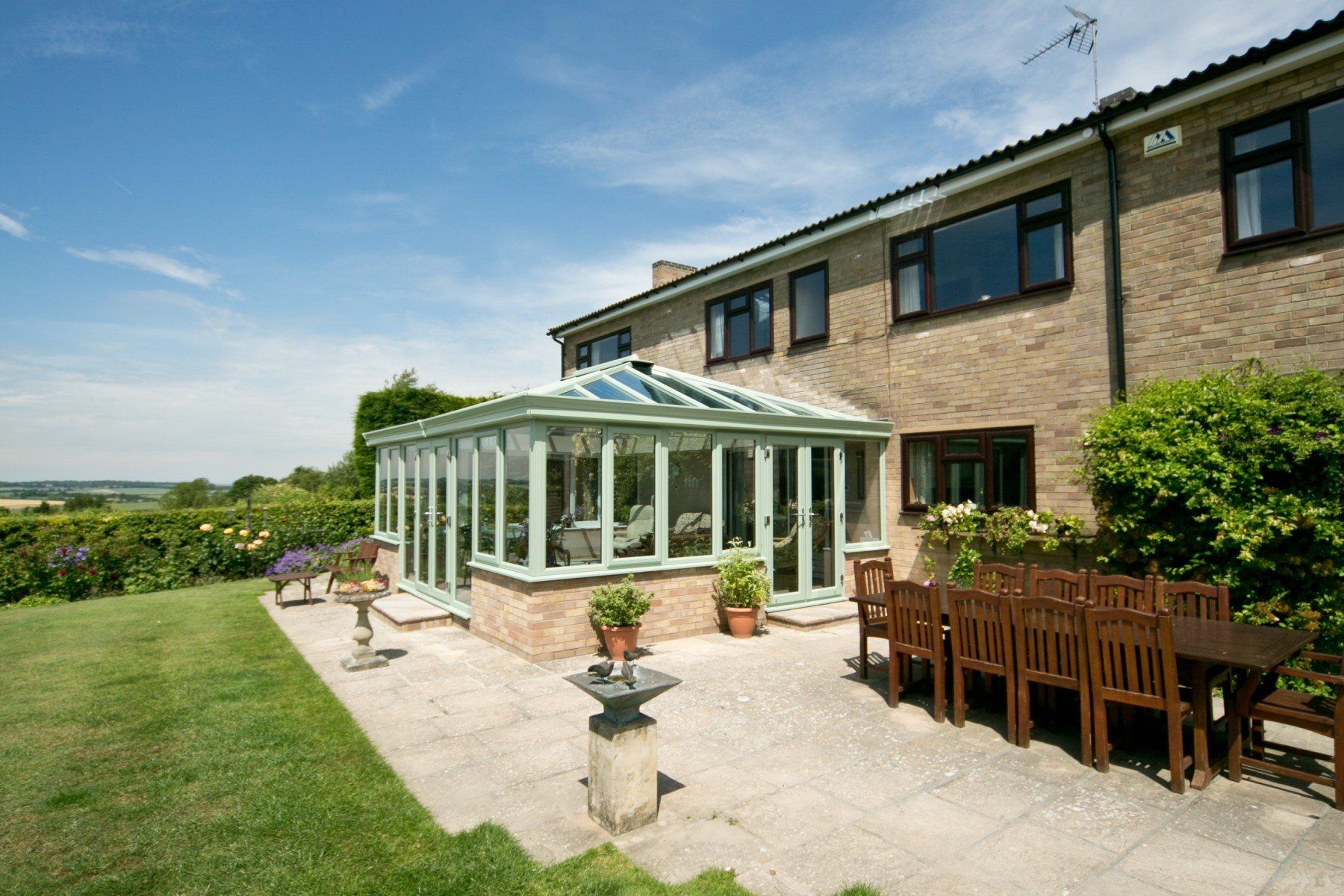 Double hipped Edwardian Conservatory