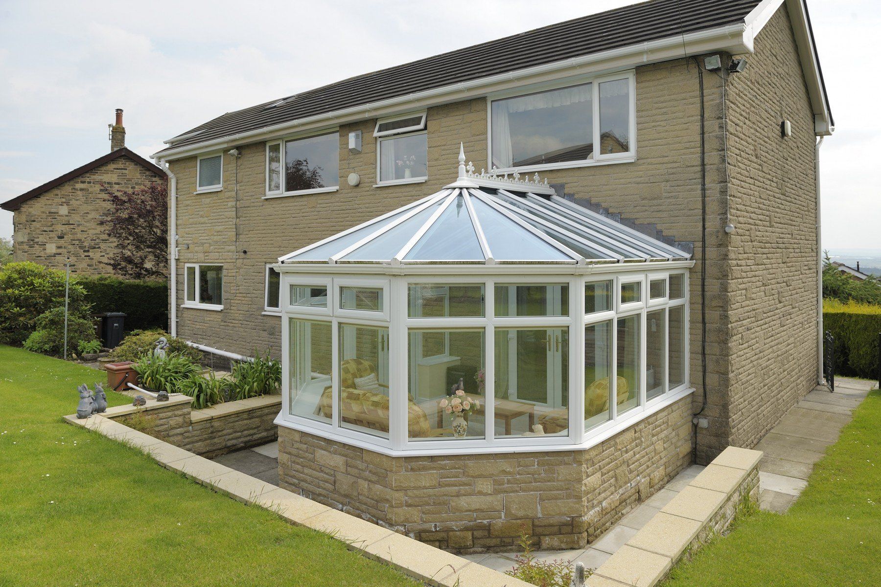glass garden room