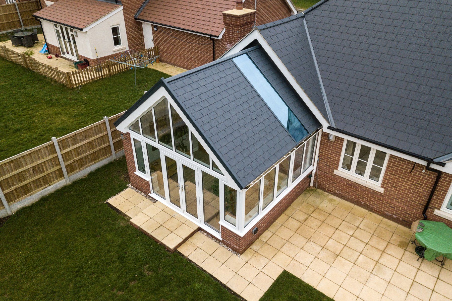 Solid Roof Conservatory with Solstice roof