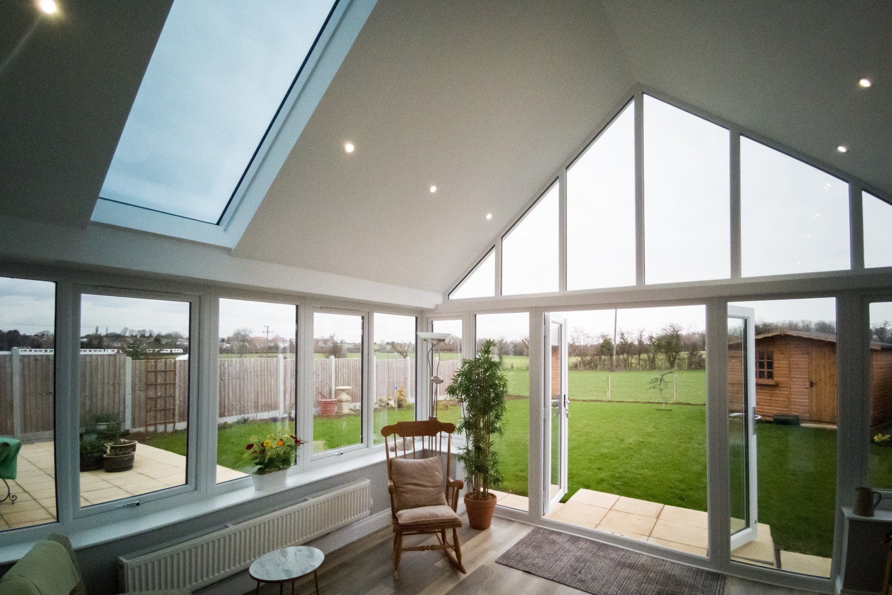 Solid Roof Conservatory with Solstice roof