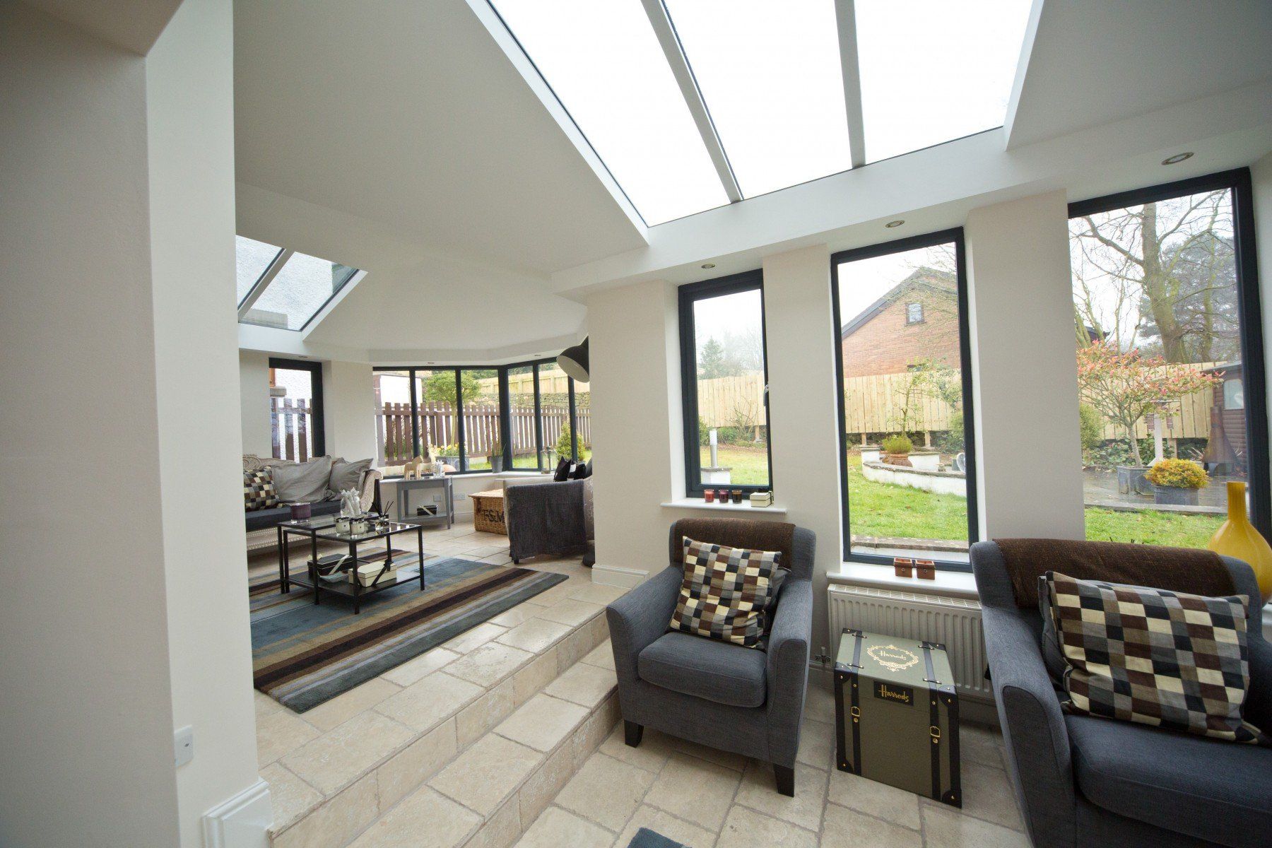P-Shaped Conservatory with Guardian Warm Roof