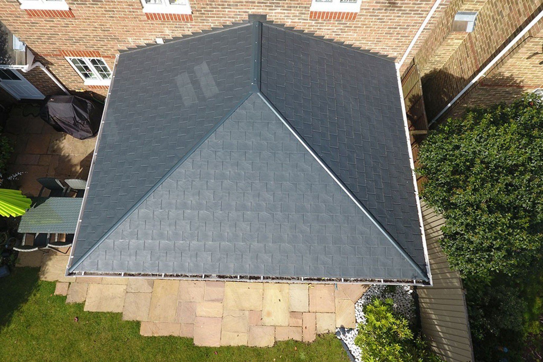 Solid Roof Conservatory with 380 Roof