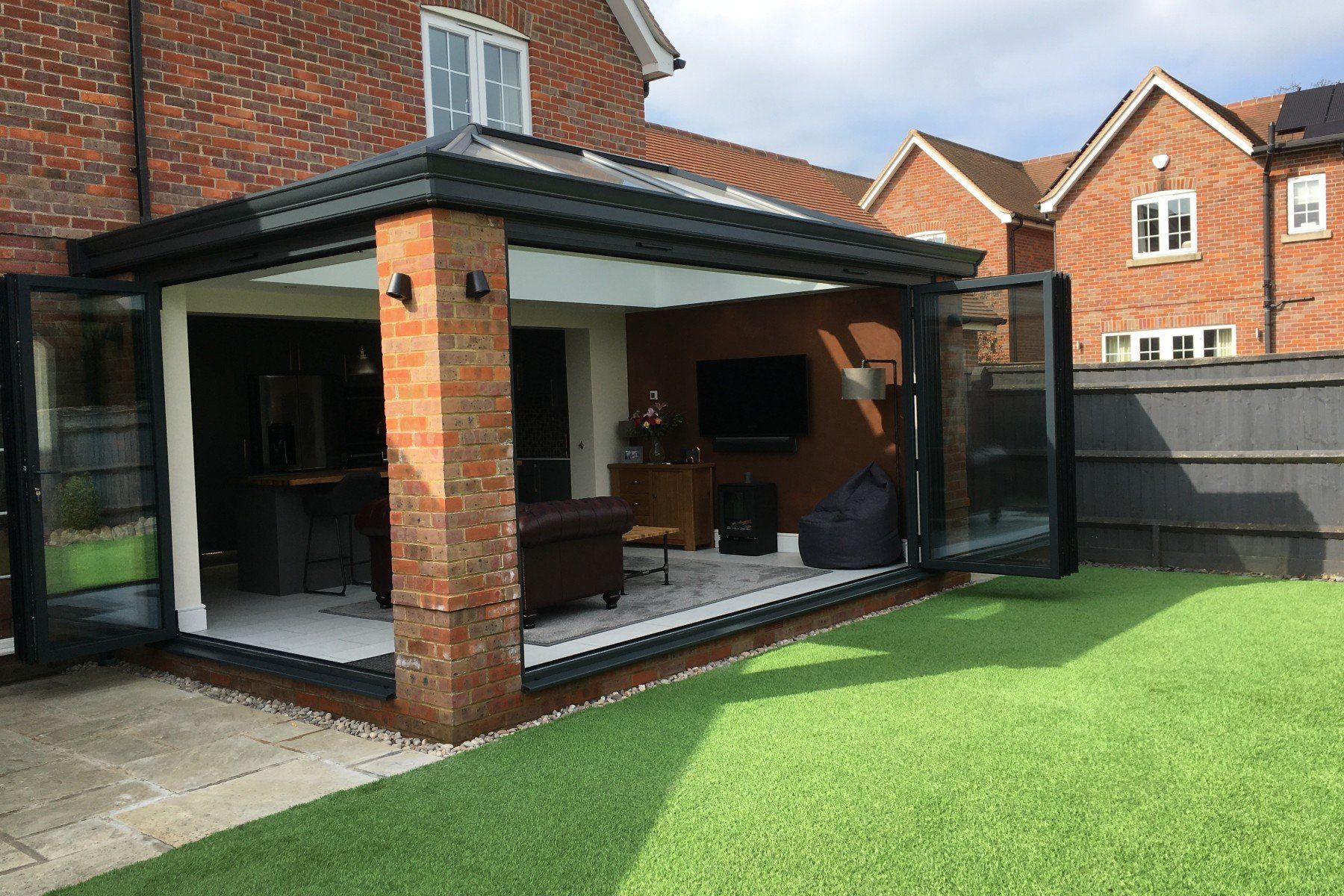 Orangery with bifold doors