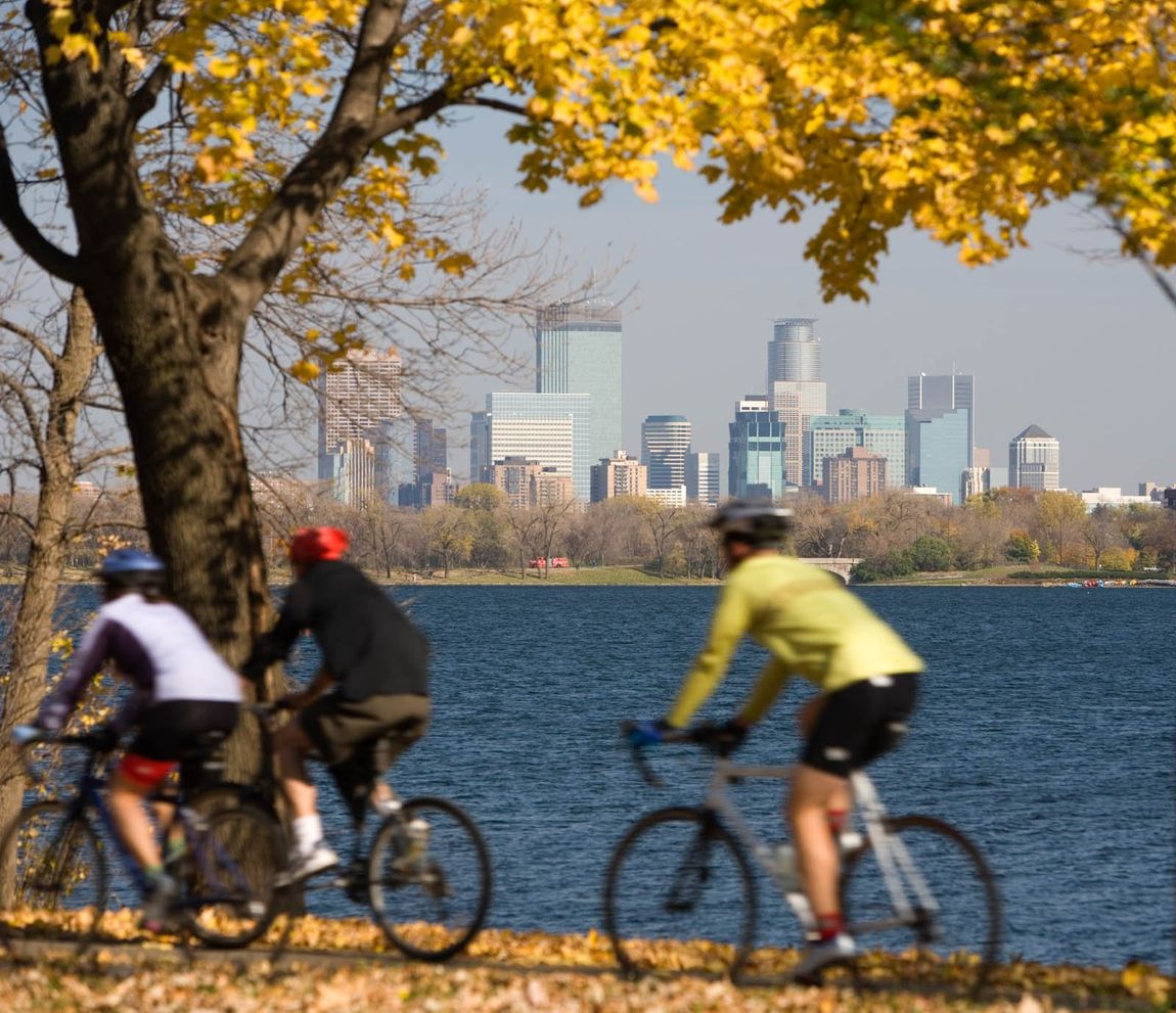 Brisk fall day in Minneapolis