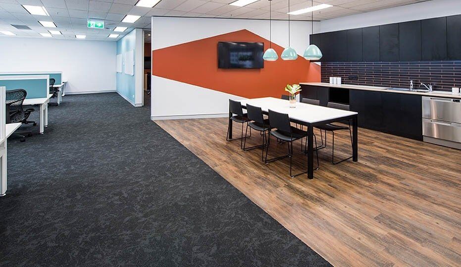 Office Vinyl — Carpet & Floor Installer in Garbutt, QLD Office Vinyl — Carpet & Floor Installer in Garbutt, QLD