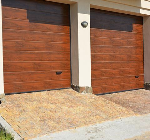 Stylish Wood Garage Door | Millbury, MA | Garage Door Specialties Stylish Wood Garage Door | Millbury, MA | Garage Door Specialties