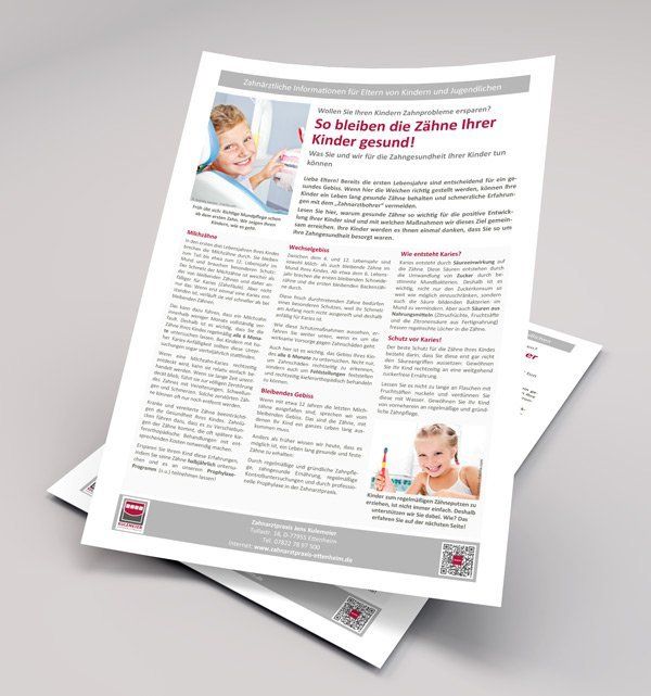 Zum Download anklicken Gesunde Kinderzähne Info Download