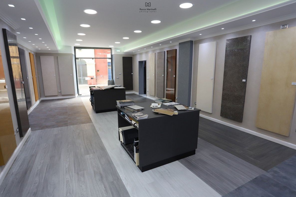 interni punto vendita con showroom