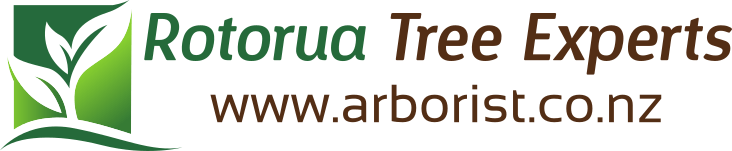 A logo for rotorua tree experts is shown