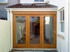 wooden panel windows