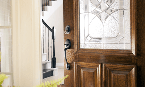 stylish glass door