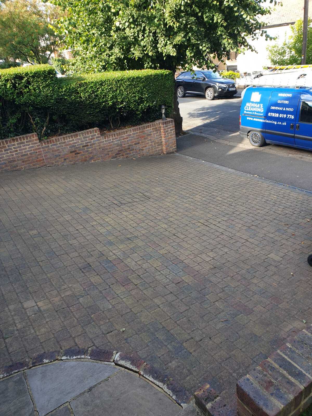 Driveway Before Jet Washing