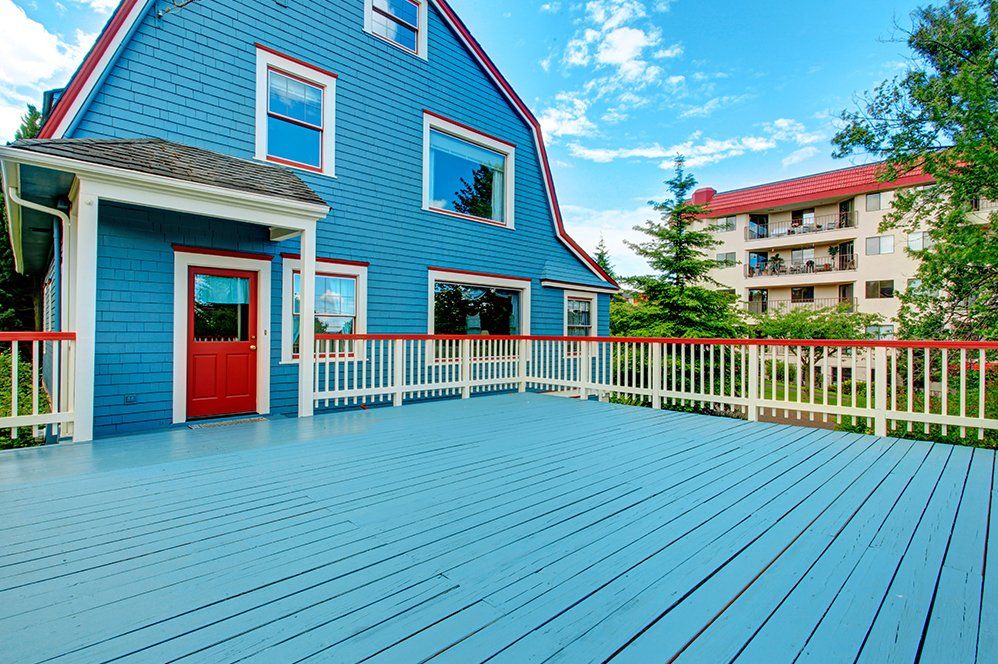 blue deck
