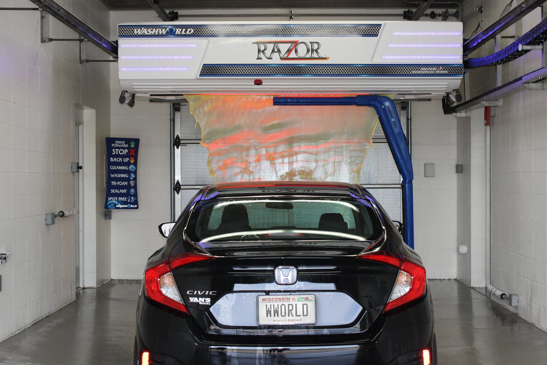 Washworld Razor touchfree car wash
