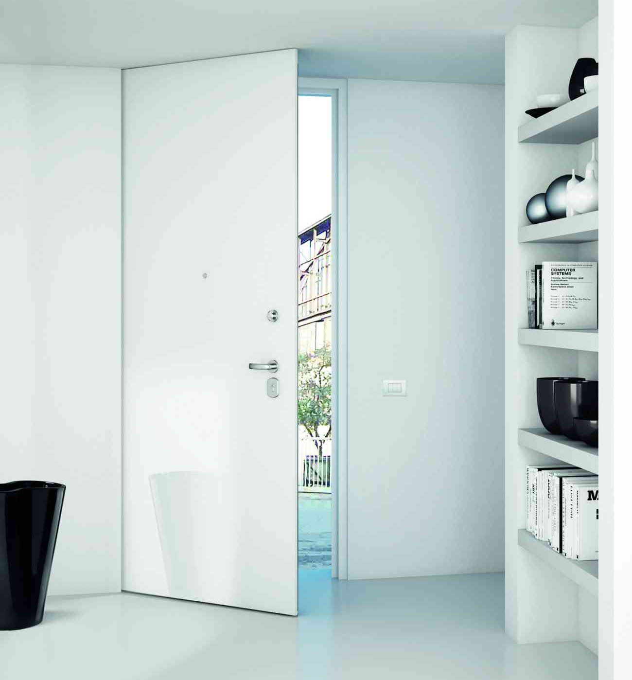 porta blindata bianca