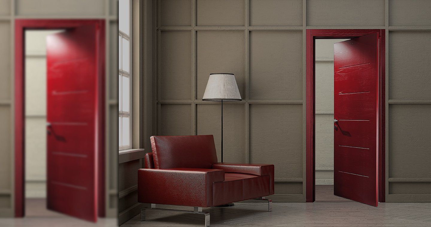 porta interna rossa