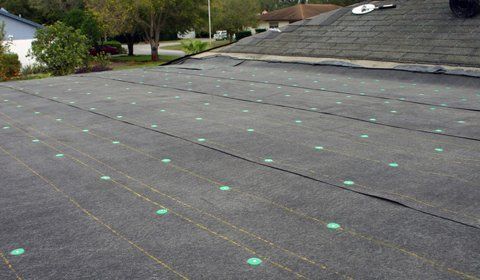 Built-up roof repairs