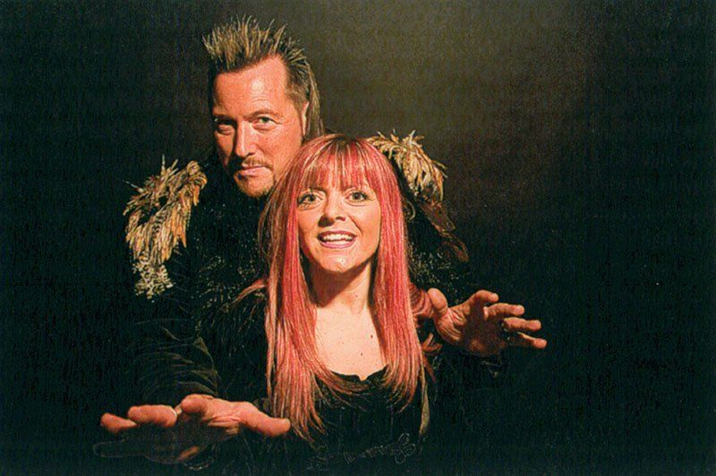 magician with a lady