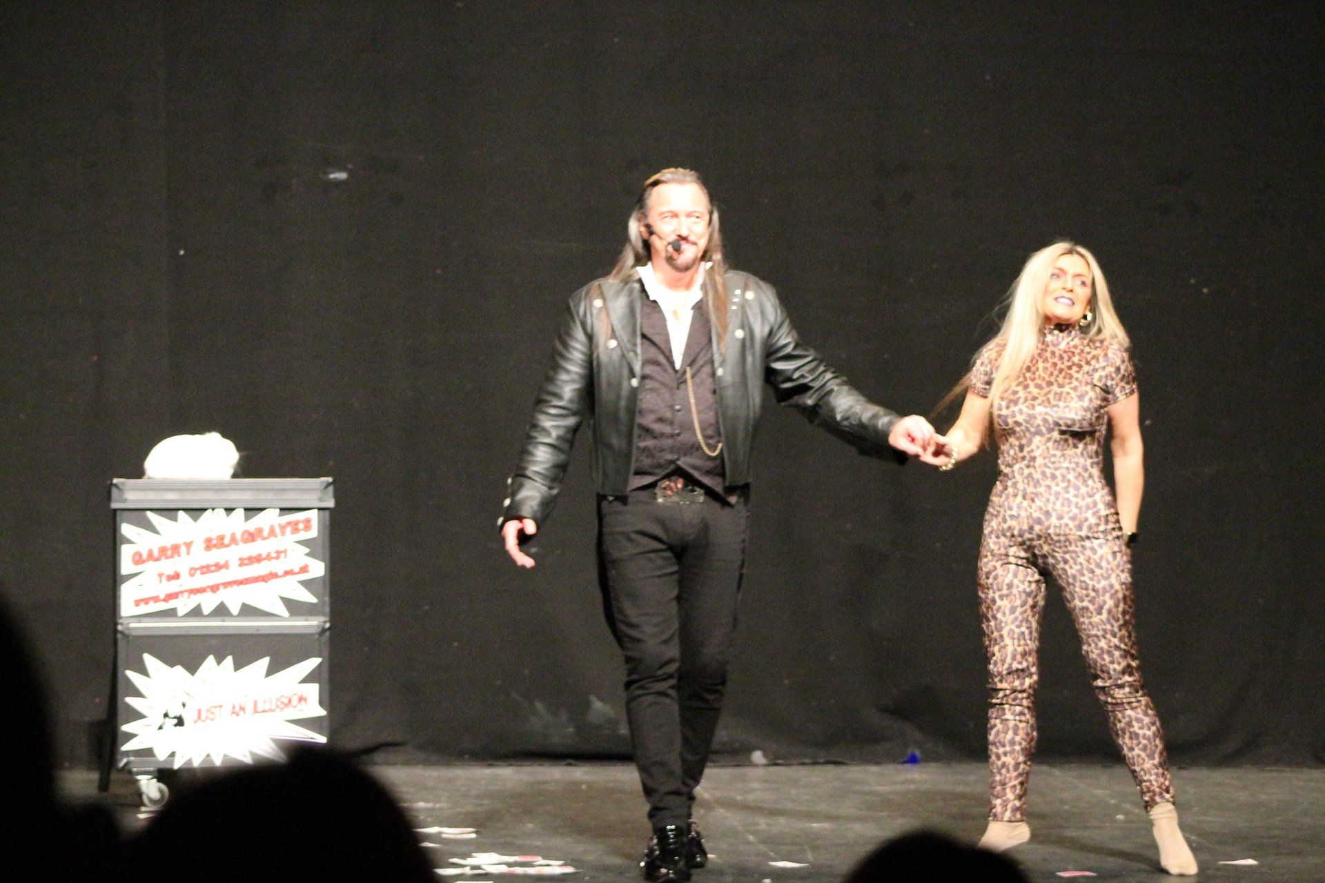 magician with a lady