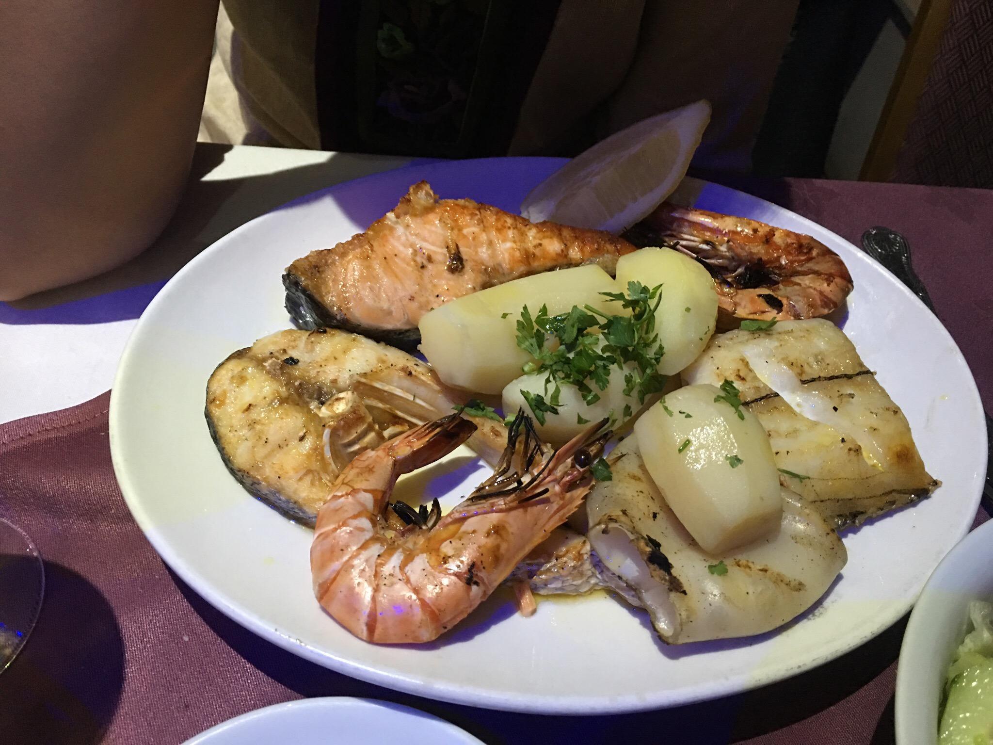 food in a plate