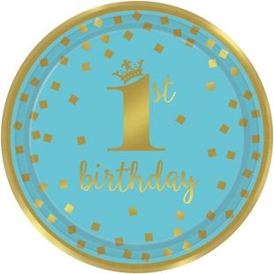 image-1527503-1st_Birthday_Boy_Gold_Dinner_Plate_551862.jpg
