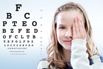Girl with contact lenses — Eye Care in Brick, NJ Girl with contact lenses — Eye Care in Brick, NJ