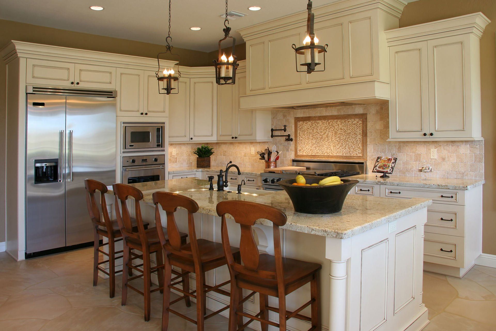 Kitchen Appliance Installation — White Theme Kitchen in Lynchbrug, VA