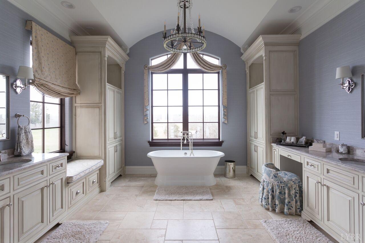 Custom Bathroom —Bathtub at the Center of Bathroom in Lynchbrug, VA