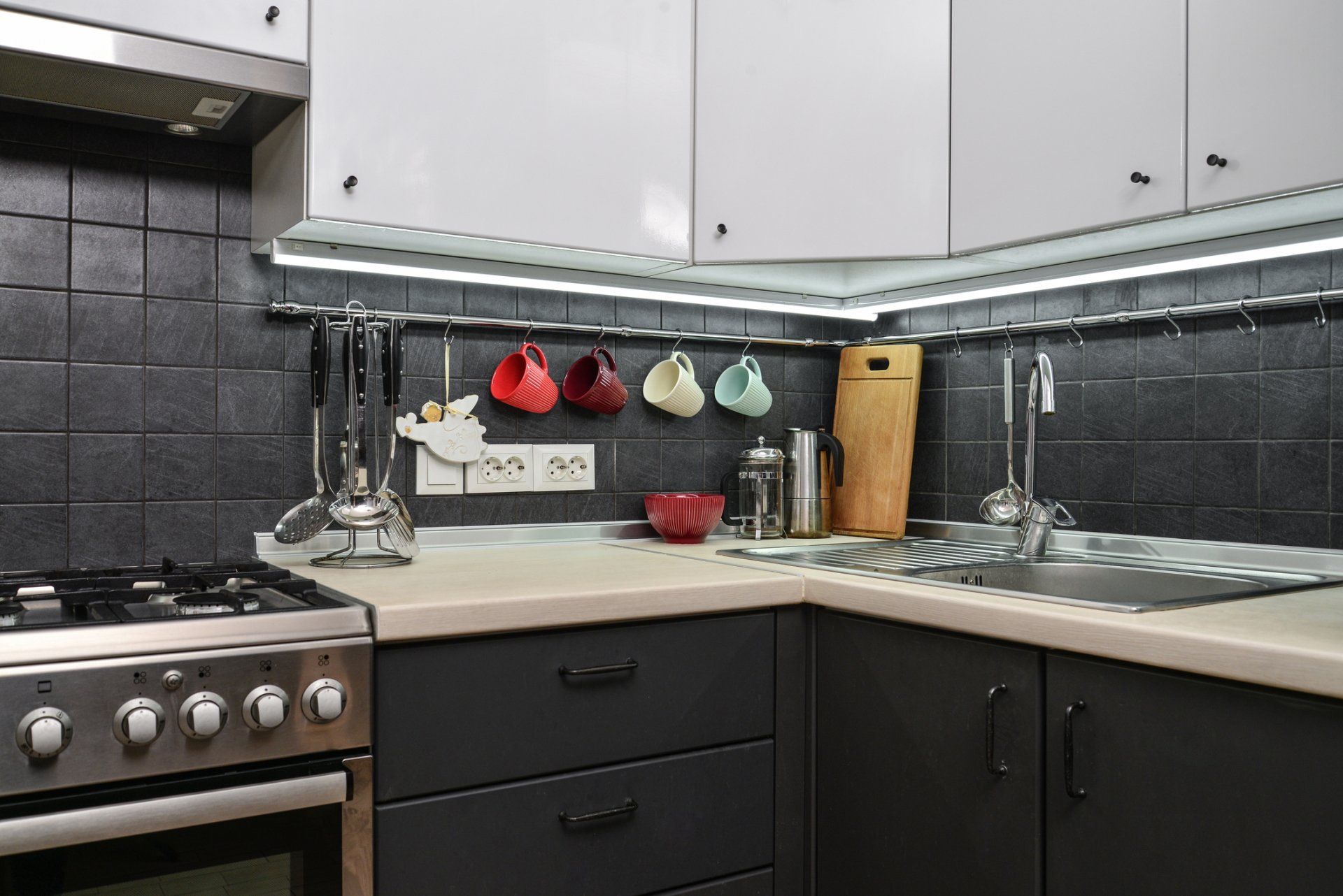 Kitchen Fixtures — Black Theme Kitchen in Lynchbrug, VA