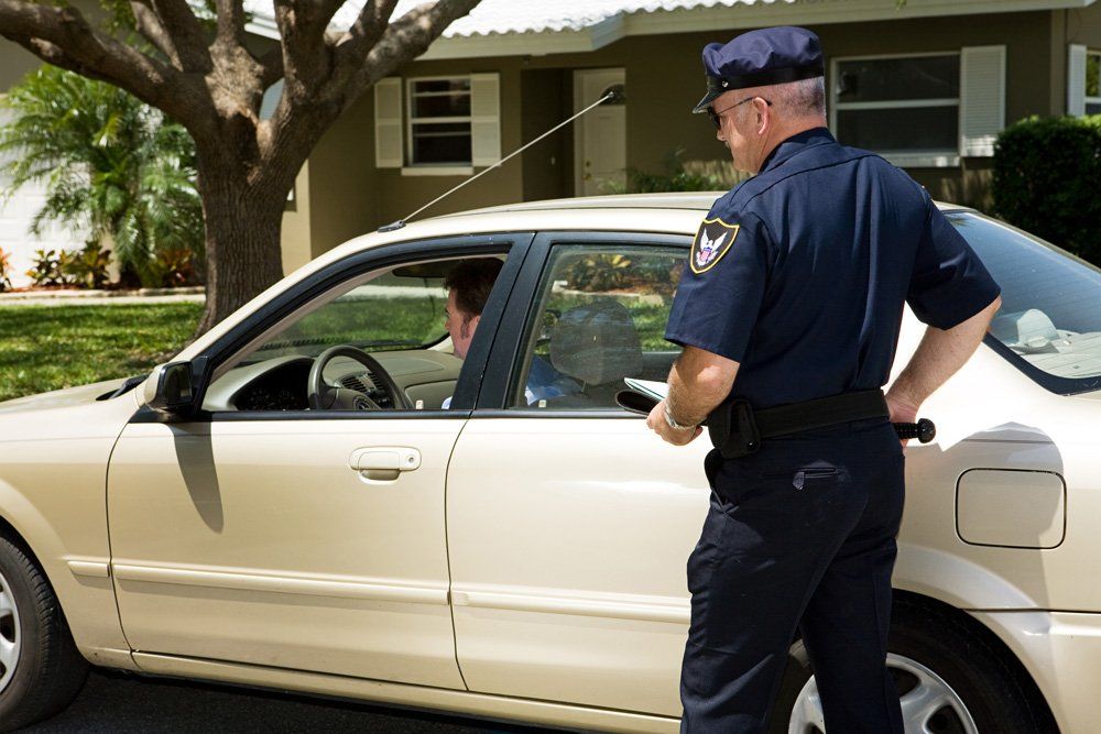 Pulled Over Car Due to Traffic Violation — Richmond, VA — Law Offices of Donald A Denton Pulled Over Car Due to Traffic Violation — Richmond, VA — Law Offices of Donald A Denton
