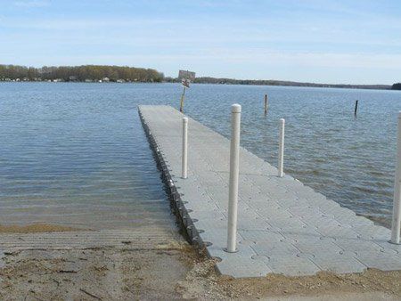 new dock at Lake Eugenia